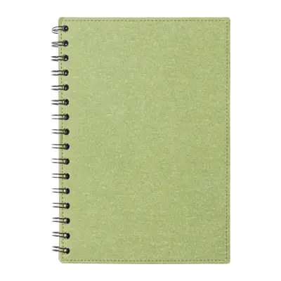 BlocnotesCaiet Spiralat Hârtie Recycled, 70 Foi cu Penar și Accesorii