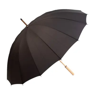 Umbrelă din RPET cu ax din bambus