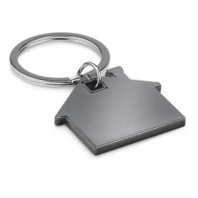 Breloc în Formă de Casă din Plastic și Inox
